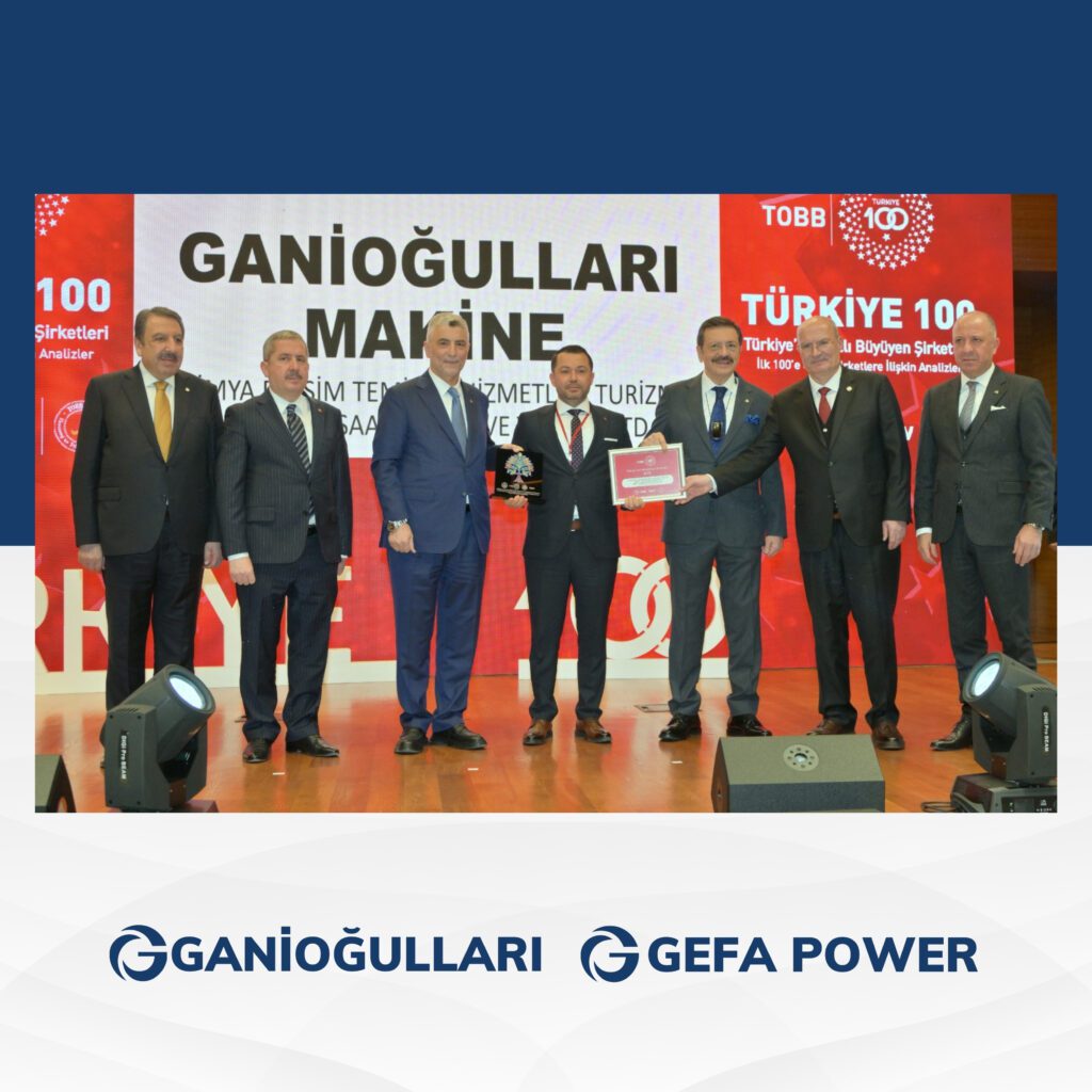 Ganioğulları Limited Şirketi Türkiye’de 100’e Giren Şirketler Arasında Yer Aldı!